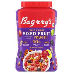 Bagrrys Fruit n Fibre Mixed Fruit Muesli With Almonds and Raisins